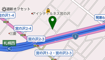 北海道心体術神武会の地図画像