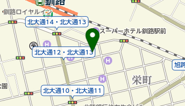 富国生命保険相互会社釧路営業所の地図画像