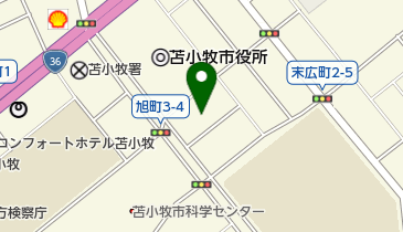 苫小牧地区保護司会の地図画像