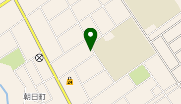 朝日町自治会館の地図画像