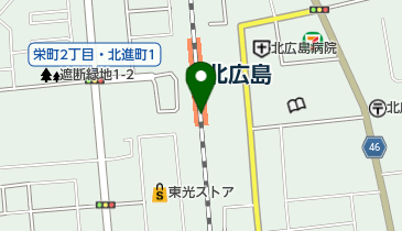 北広島福祉ショップふゅーるの地図画像