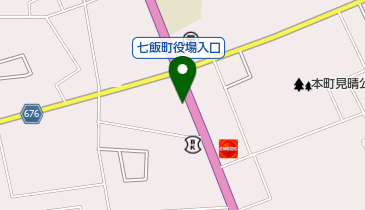 ホーム薬局七飯店の地図画像