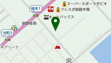 釧路オートリサイクル株式会社木場店の地図画像