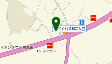 青森県中小企業家同友会の地図画像