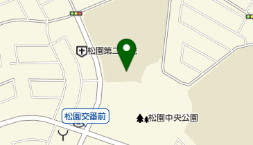 盛岡市 松園地区公民館の地図画像