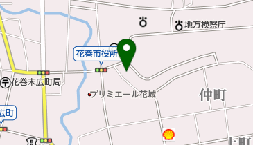 花巻青年会議所(公益社団法人)の地図画像