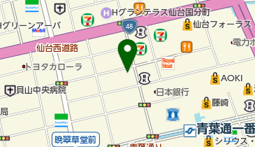 全国保証株式会社仙台支店の地図画像