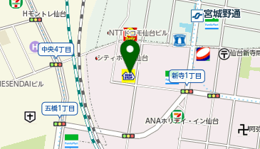 小田急不動産株式会社仙台支店の地図画像