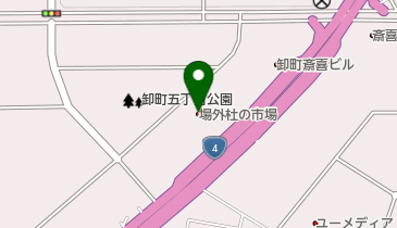 旬農産直売の地図画像