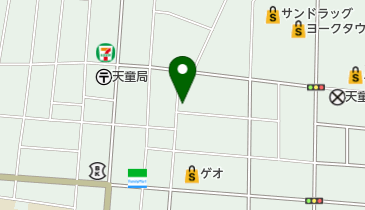 奥山珠算塾の地図画像