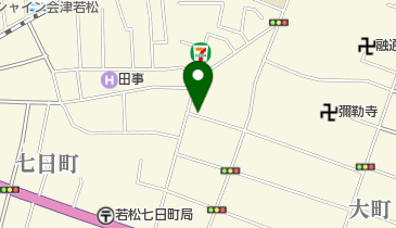 スターウォーズ会津店の地図画像