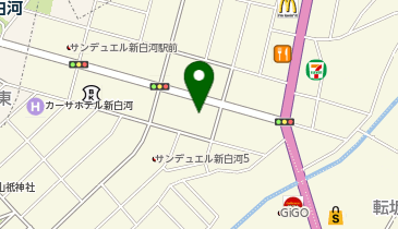 レオパレスパートナーズ白河店の地図画像