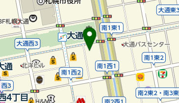 株式会社白寿生科学研究所札幌支店の地図画像