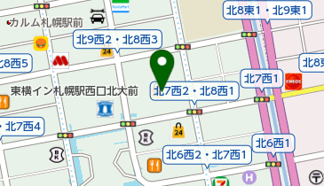 北海道労働局 職業安定部職業対策課雇用開発係6階の地図画像