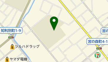 室蘭市役所 保健福祉部 子育て支援課 旭ヶ丘スクール児童館の地図画像