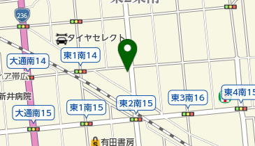 ダンススタジオフュージョンの地図画像