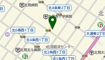 株式会社帝国データバンク北見支店の地図画像