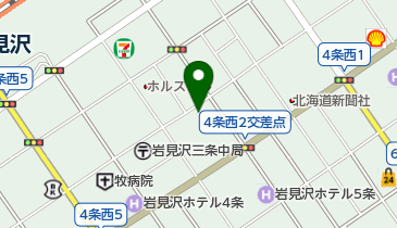 美容室のじりの地図画像