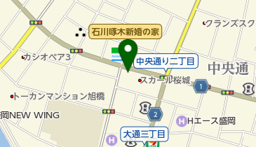 占いのわこの地図画像