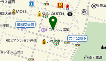 インゲボルグ盛岡店の地図画像