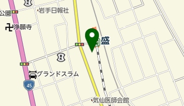 大船渡市役所 市民交流館・カメリアホールの地図画像