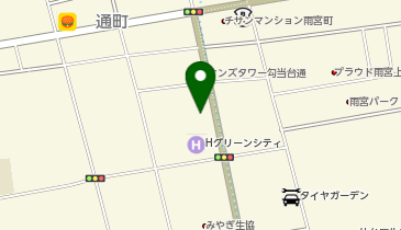 ポーラショップ 仙石店の地図画像