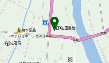 日建学院登米佐沼校の地図画像