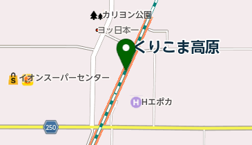 栗原市観光物産協会の地図画像