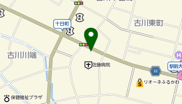 靴のココスガワラの地図画像