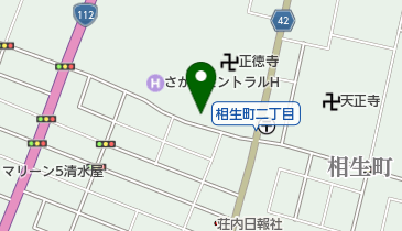 枡川花店の地図画像
