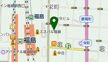 福島県民共済生活協同組合の地図画像