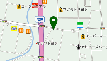kamiken 黒岩店の地図画像