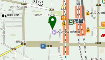 ピンキーウエストの地図画像
