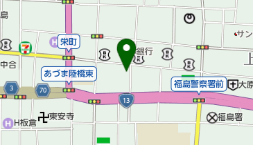 日本旅行東北福島支店の地図画像