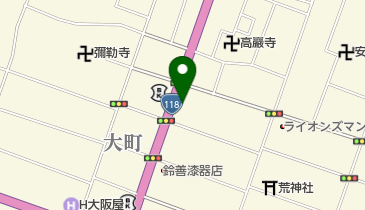 中央つちや整骨院の地図画像