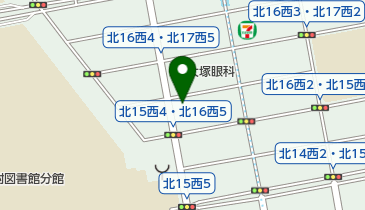 北16条内科循環器クリニックの地図画像
