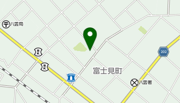 東部生活館の地図画像