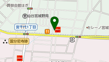 ロックペイント株式会社仙台営業所の地図画像