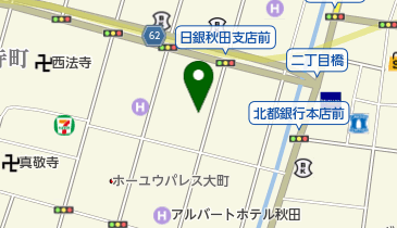 秋田県信用金庫協会の地図画像