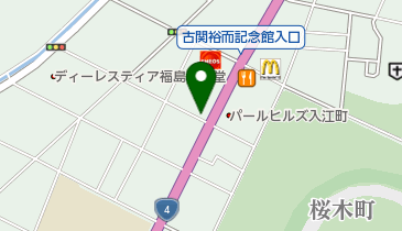しのぶ衣料店の地図画像