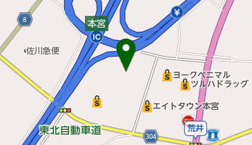 ロコモール整骨院エイトタウン本宮店の地図画像