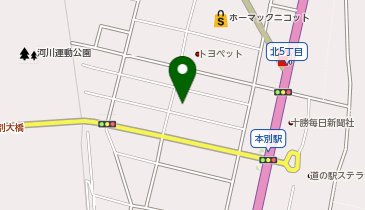 ライフ・パークふじのの地図画像