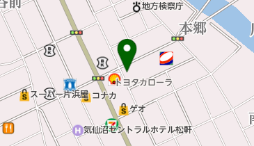 ホルモン焼肉食楽の地図画像