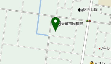 天童市役所 健康センター 健康課の地図画像