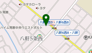 北包連株式会社の地図画像