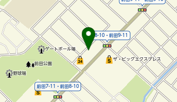 前田中央会館の地図画像