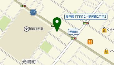 ナポリの窯釧路店の地図画像