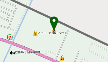 プラスモバイルトライアル上磯店の地図画像