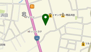 ペットプラス青森浜田店の地図画像