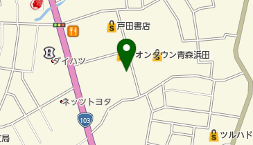 サンアクア浜田店の地図画像